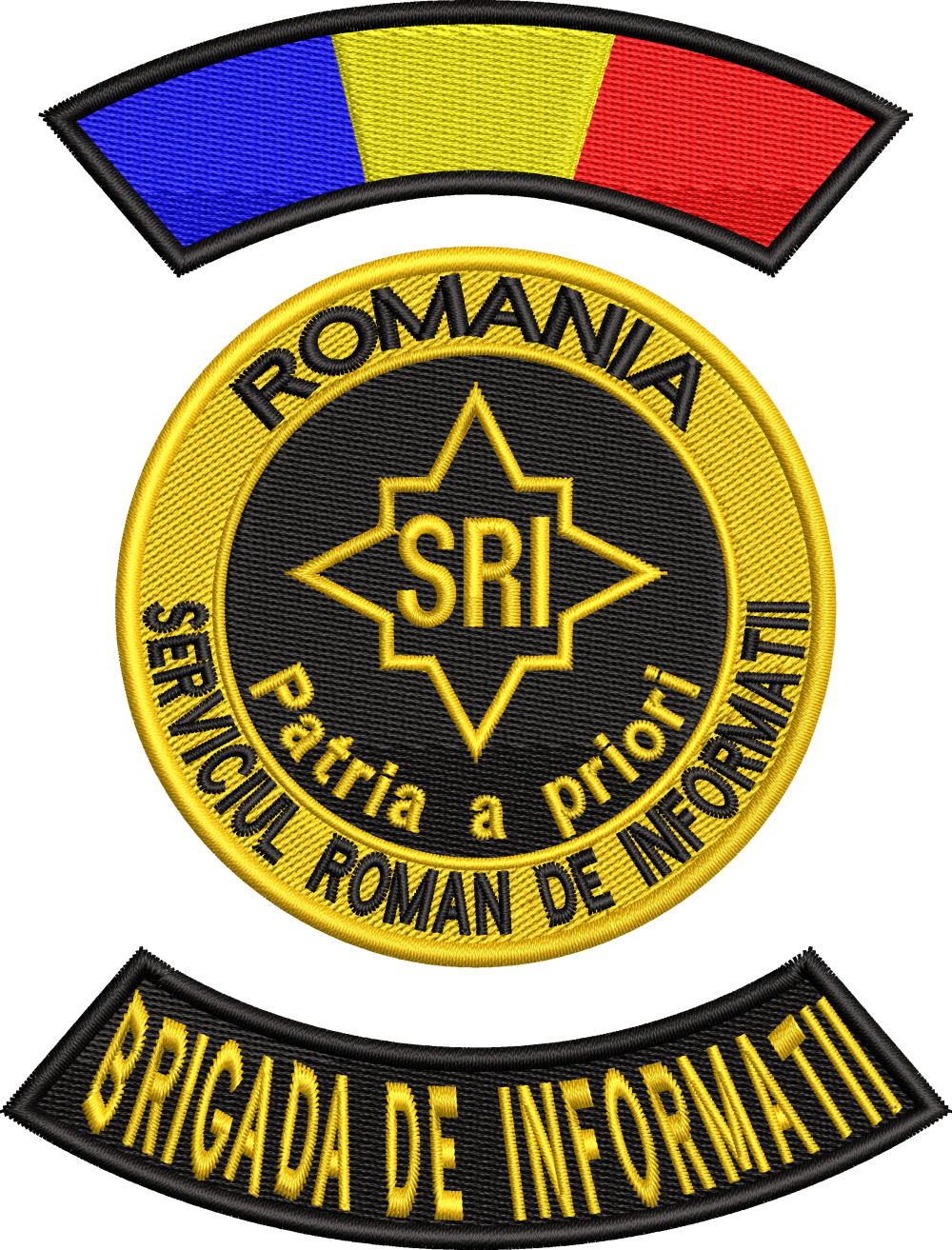 EMBLEMA SERVICIUL ROMAN DE INFORMATII SRI, OFITERI BRIGADA DE INFORMATII